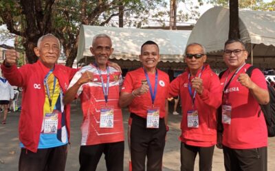 Indonesia Raih 7 Medali Pada Thailand Open Masters Games 2024