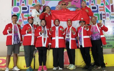 Indonesia Rebut 13 Medali Pada Thailand Open Masters Games 2026